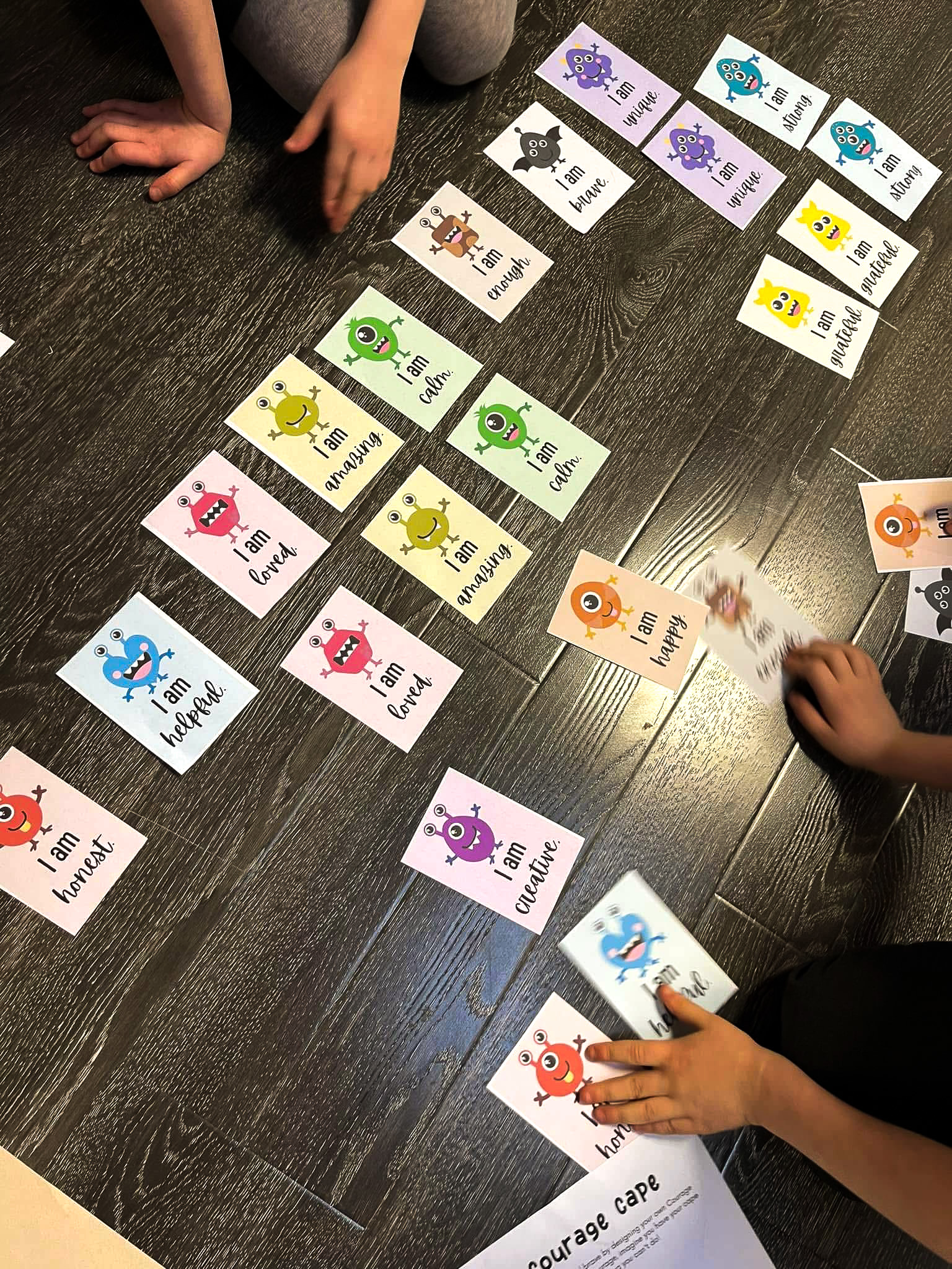 Group activity with creative tools